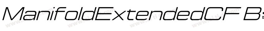 ManifoldExtendedCF B字体转换
